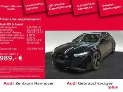 Mythosschwarz metallic Gebraucht 2024 Audi RS6 Ambiente Kombi | 138.990 €