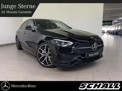 Schwarz Gebraucht 2024 Mercedes C300 AMG Limousine | 50.889 € (Fairer Preis)