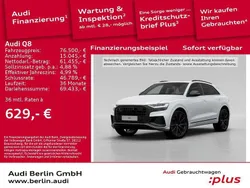 Gletscherweiß metallic Gebraucht 2022 Audi Q8 Ambiente SUV | 76.500 € (Teuer)