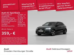 Mythosschwarz metallic Gebraucht 2024 Audi A1 Sportback Advanced Plus Kleinwagen | 26.890 € (Guter Preis)