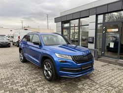 Blau (metallic) Gebraucht 2021 Skoda Kodiaq SportLine SUV | 27.990 € (Guter Preis)