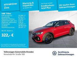 Kings red metallic/schwarz Gebraucht 2023 VW T-Roc R SUV | 36.890 € (Etwas zu teuer)