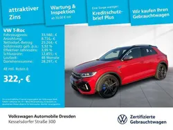 Kings red metallic/schwarz Gebraucht 2023 VW T-Roc R SUV | 36.890 € (Fairer Preis)