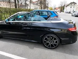 Schwarz Gebraucht 2021 Mercedes C300 AMG line Cabrio | 41.990 € (Etwas zu teuer)
