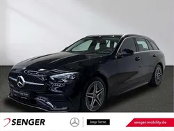 Unilack schwarz Gebraucht 2024 Mercedes C300e AMG Kombi | 44.980 € (Superpreis)
