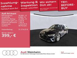 Mythosschwarz metallic Gebraucht 2021 Audi A4 S-Line Kombi | 26.991 € (Guter Preis)