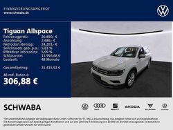 0q pure white Gebraucht 2021 VW Tiguan Allspace Highline SUV | 26.890 € (Guter Preis)