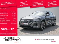 Grau Gebraucht 2024 Audi Q8 e-tron S-Line SUV | 69.490 € (Teuer)