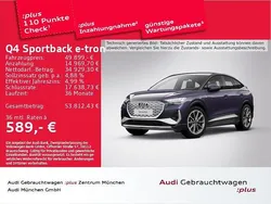 Auroraviolett metallic Gebraucht 2024 Audi Q4 Sportback e-tron Ambiente SUV | 49.899 € (Teuer)