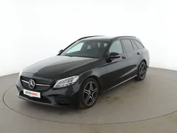 Schwarz Gebraucht 2019 Mercedes C300 AMG line Kombi | 28.850 € (Fairer Preis)