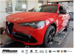 Rot Gebraucht 2023 Alfa Romeo Stelvio Competizione SUV | 43.685 € (Etwas zu teuer)