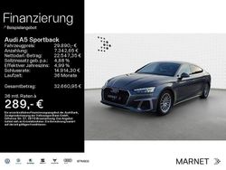 Grau Gebraucht 2022 Audi A5 Sportback S-Line Kleinwagen | 29.890 € (Guter Preis)