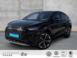 Schwarz Gebraucht 2023 Audi Q4 Sportback e-tron S-Line SUV | 33.820 € (Teuer)