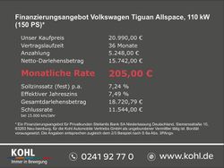 Weiß Gebraucht 2019 VW Tiguan Allspace Comfortline SUV | 20.990 € (Guter Preis)