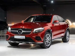 Rot Gebraucht 2017 Mercedes GLC250 AMG line Coupé | 36.980 € (Fairer Preis)