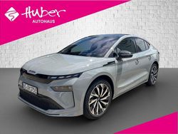 Grau Gebraucht 2025 Skoda Enyaq iV SportLine SUV | 52.429 € (Etwas zu teuer)