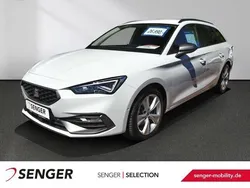Weiss Gebraucht 2024 Seat Leon FR-Line Limousine | 26.480 € (Fairer Preis)