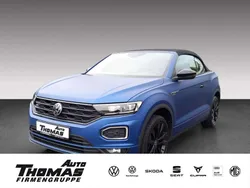 Ravennablau matt/schwarz Gebraucht 2021 VW T-Roc Cabriolet Edition Cabrio | 27.850 € (Fairer Preis)
