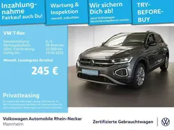 Indiumgrau metallic Gebraucht 2024 VW T-Roc Style SUV | 27.999 € (Guter Preis)