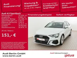 Weiß Gebraucht 2024 Audi A3 Sportback S-Line Kleinwagen | 32.250 € (Fairer Preis)