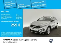 Pyrit silber metallic schwarz Gebraucht 2024 VW T-Roc Style SUV | 28.688 € (Guter Preis)
