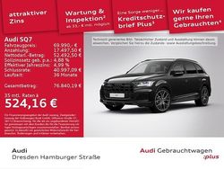 0e mythosschwarz metallic Gebraucht 2022 Audi SQ7 Competition SUV | 69.990 € (Fairer Preis)