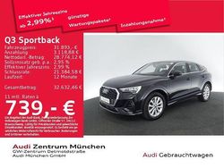 Mythosschwarz metallic Gebraucht 2022 Audi Q3 Sportback Performance SUV | 31.893 € (Guter Preis)