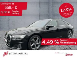 Mythosschwarz metallic Gebraucht 2024 Audi A6 S-Line Limousine | 49.950 €