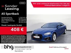 Blau Gebraucht 2024 Audi A5 Sportback S-Line Limousine | 39.950 € (Guter Preis)