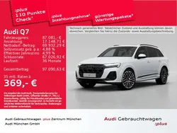 Gletscherweiß metallic Gebraucht 2024 Audi Q7 S-Line SUV | 87.081 € (Teuer)