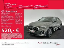 Grau Gebraucht 2022 Audi Q3 Sportback S-Line SUV | 41.681 € (Teuer)