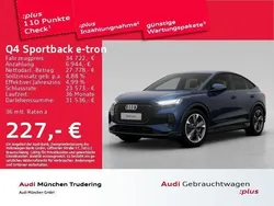 Navarrablau metallic Gebraucht 2022 Audi Q4 Sportback e-tron Ambiente SUV | 34.722 € (Guter Preis)