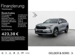 Brilliantsilber metallic Gebraucht 2024 Skoda Kodiaq Selection SUV | 45.990 € (Guter Preis)