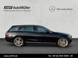 Obsidianschwarz lack Gebraucht 2018 Mercedes C200 Avantgarde Kombi | 23.400 € (Fairer Preis)