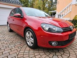 Rot Gebraucht 2009 VW Golf VI Highline Limousine | 4.700 € (Superpreis)