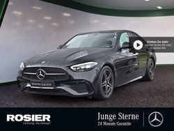 Schwarz / obsidianschwarz Gebraucht 2024 Mercedes C200 AMG Limousine | 42.890 € (Teuer)