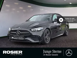 Schwarz / obsidianschwarz Gebraucht 2024 Mercedes C200 AMG Limousine | 42.890 € (Fairer Preis)