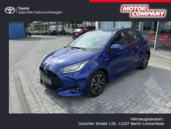 Nachtblau mica metallic Gebraucht 2020 Toyota Yaris Hybrid Basis Limousine | 18.990 € (Etwas zu teuer)