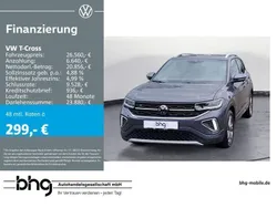 Rauchgrau metallic Gebraucht 2024 VW T-Cross R-line SUV | 26.560 € (Fairer Preis)