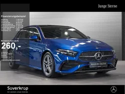 Blaulack spektralblau (metallic) Gebraucht 2024 Mercedes A180 AMG Limousine | 32.918 € (Fairer Preis)