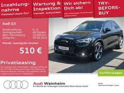 Mythosschwarz metallic Gebraucht 2024 Audi Q3 S-Line SUV | 47.299 € (Teuer)