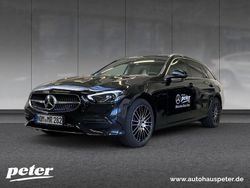 Metalliclack obsidianschwarz Gebraucht 2024 Mercedes C200 Avantgarde Kombi | 45.810 €