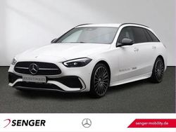 Unilack polarweiß Gebraucht 2025 Mercedes C220 AMG Kombi | 49.970 €