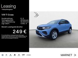Clear blue metallic Neu 2026 VW T-Cross Life SUV | 33.267 € (Teuer)