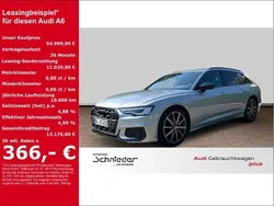 Silber Gebraucht 2024 Audi A6 S-Line Kombi | 54.990 €