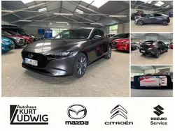 Machine gray Gebraucht 2023 Mazda 3 Exclusive-Line Limousine | 26.990 € (Etwas zu teuer)
