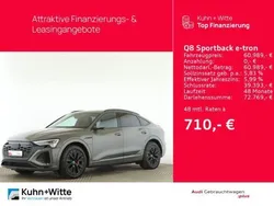 Chronosgrau metallic Gebraucht 2023 Audi Q8 Sportback e-tron S-Line SUV | 58.920 € (Superpreis)