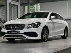 Unilack polarweiß Gebraucht 2018 Mercedes CLA200 Shooting Brake AMG line Kombi | 22.930 € (Fairer Preis)
