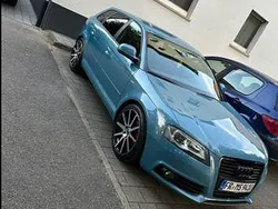 Blau Gebraucht 2009 Audi A3 Sportback S-Line Limousine | 7.250 €