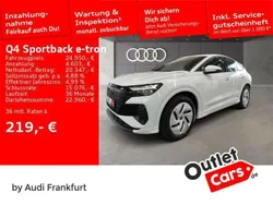 Weiß Gebraucht 2022 Audi Q4 e-tron SUV | 24.950 € (Superpreis)